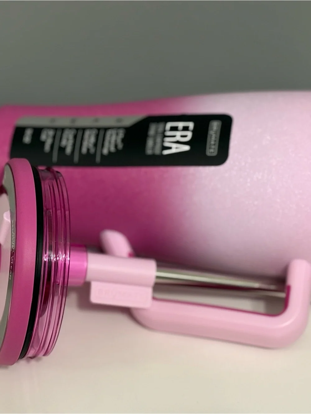 BrüMate ERA 30oz Pink Ombre frosted rose Leakproof Straw Tumbler